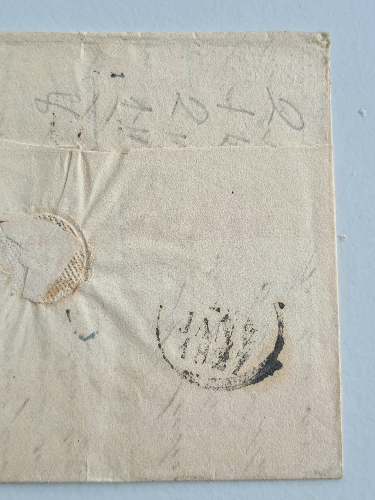 Old Letter Mail January 10 1827 Hamburg Bordeaux Germany By Givet