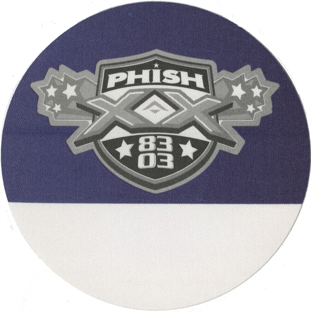 Phish 2003 20th Anniversary concert tour All Access Backstage Pass