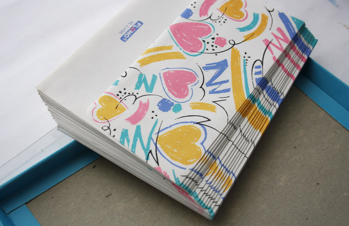 VINTAGE 80’S FLOMO 24X ENVELOPES + 24X PAPER STATIONERY LETTER SET TAIWAN NEW !