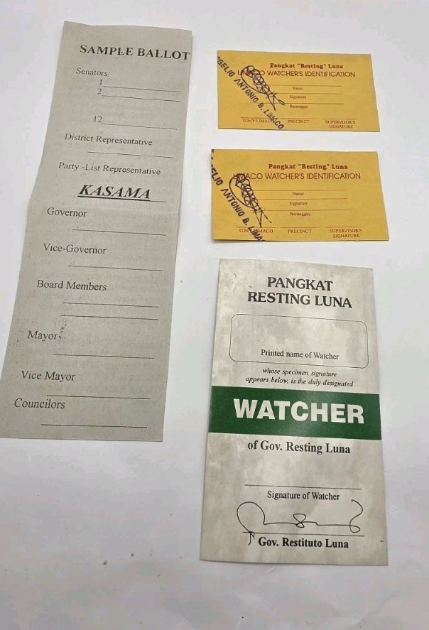 1995 Philippines Commission On Election General Instruction Guide Booklet.7pcs.