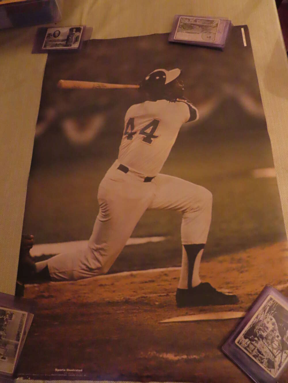 Hank Aaron 1973 Sports Illustrated Poster Non glossy