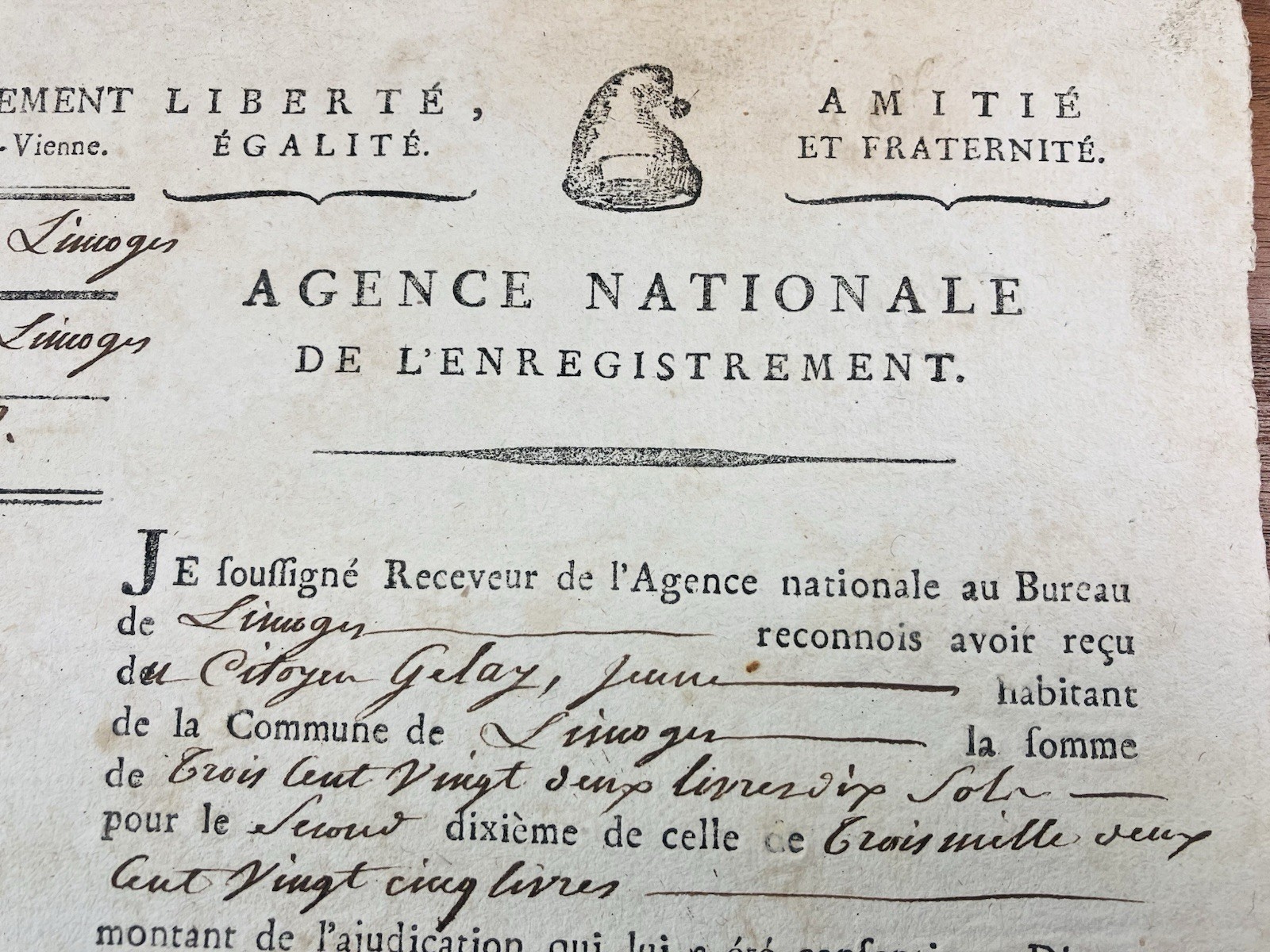Gelay To Limoges IN 1794 Saint Just The Martel Lamy – La Chapelle Limousin