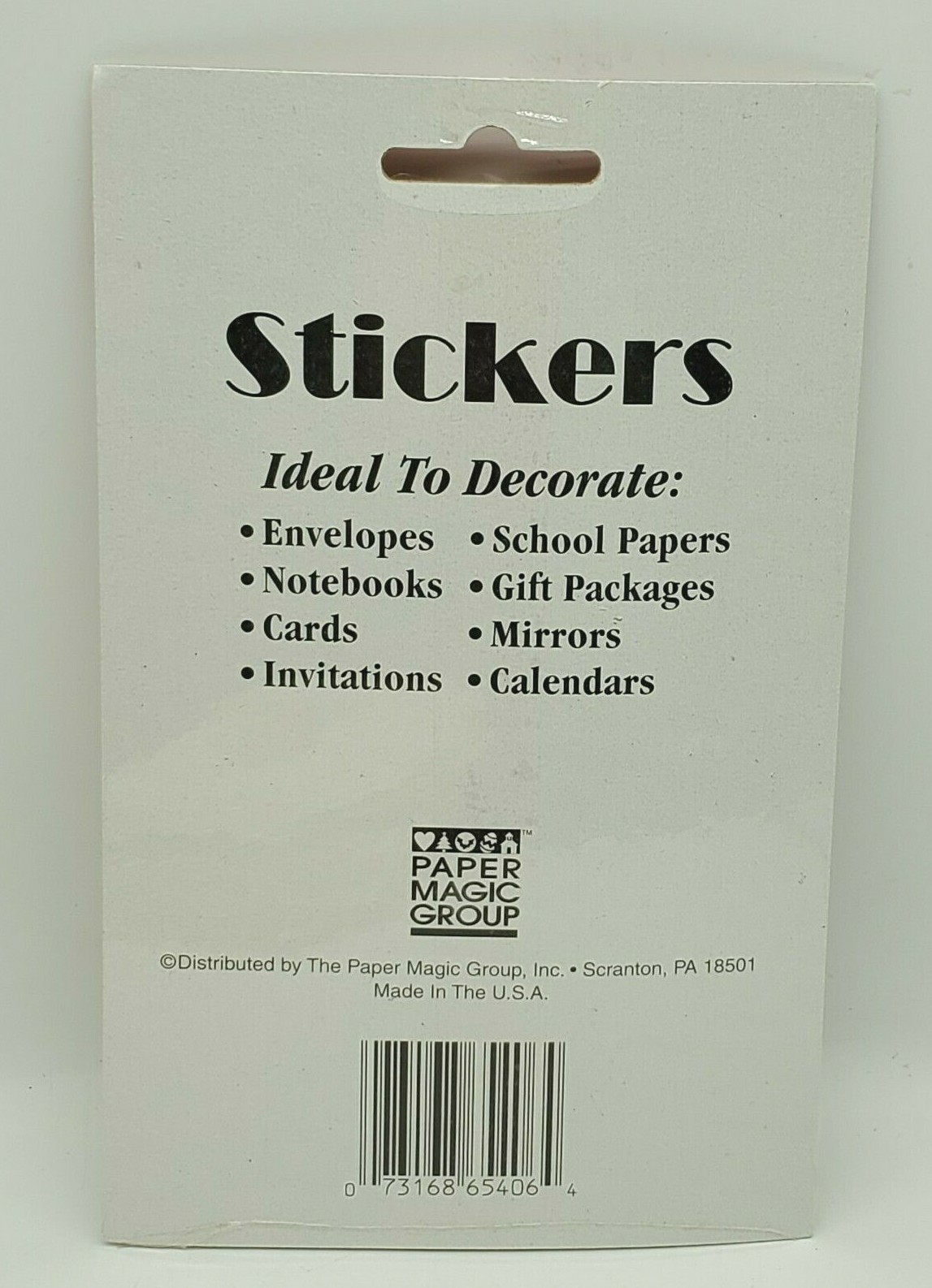Paper Magic Group Vintage Stickers Giordano Art Angel Babies Christmas NIP New