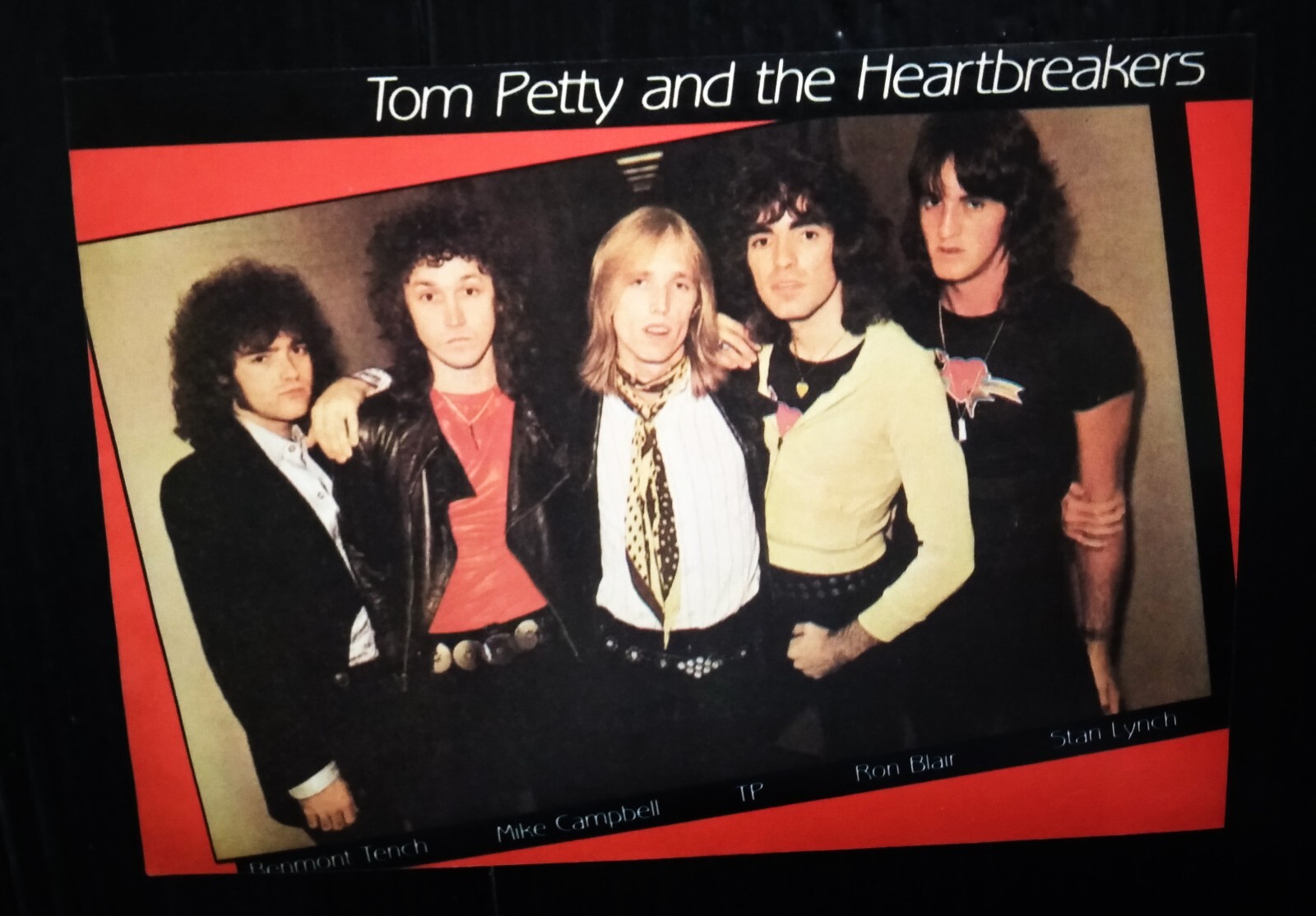 C3535 The Police Tom Petty and the Heartbreakers Vintage Thai ONLY 1 COLOR PAGE