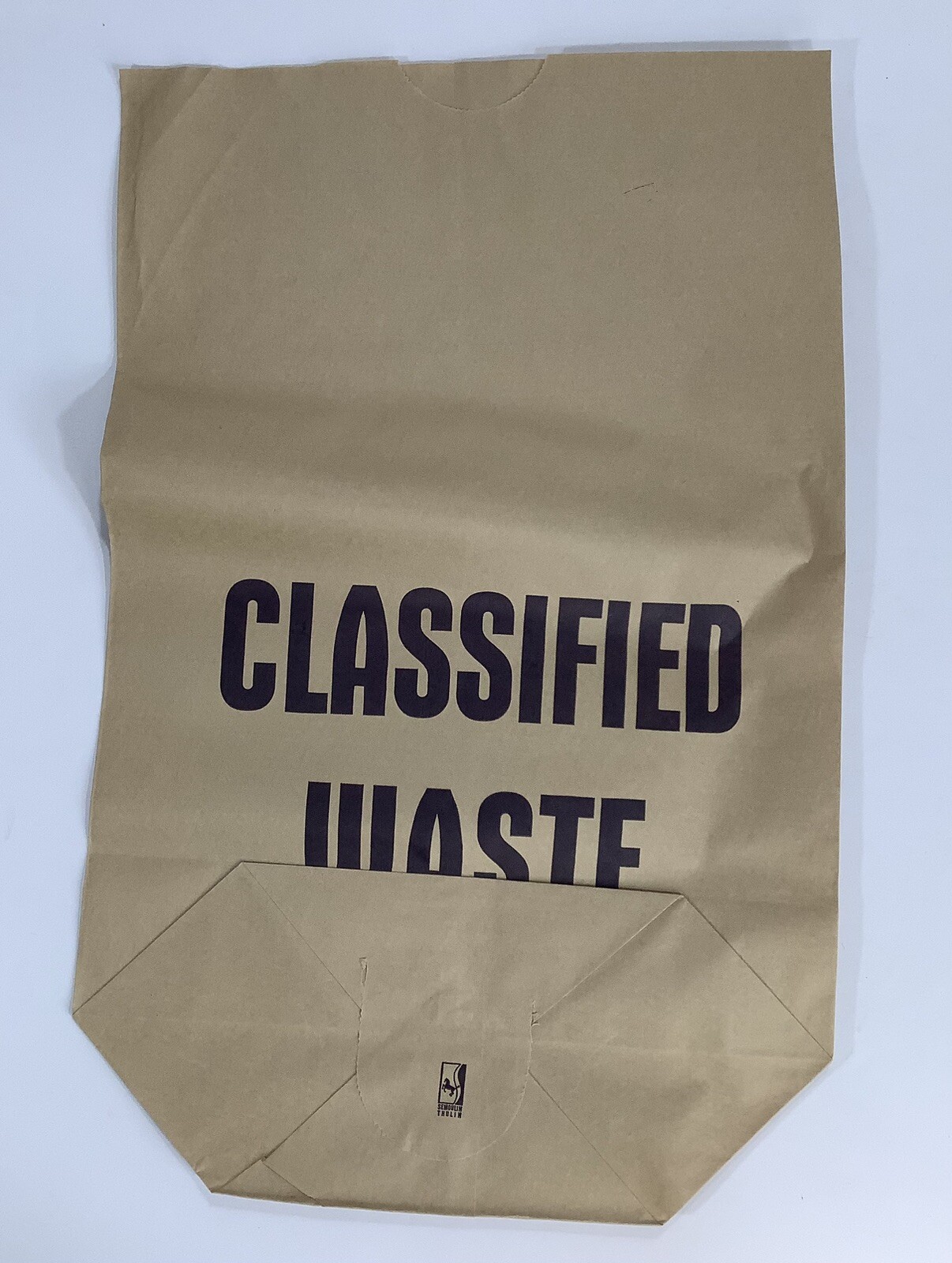 Vintage NOS Semoulin “CLASSIFIED WASTE” Brown Paper Bags Lot of 48 GI Military