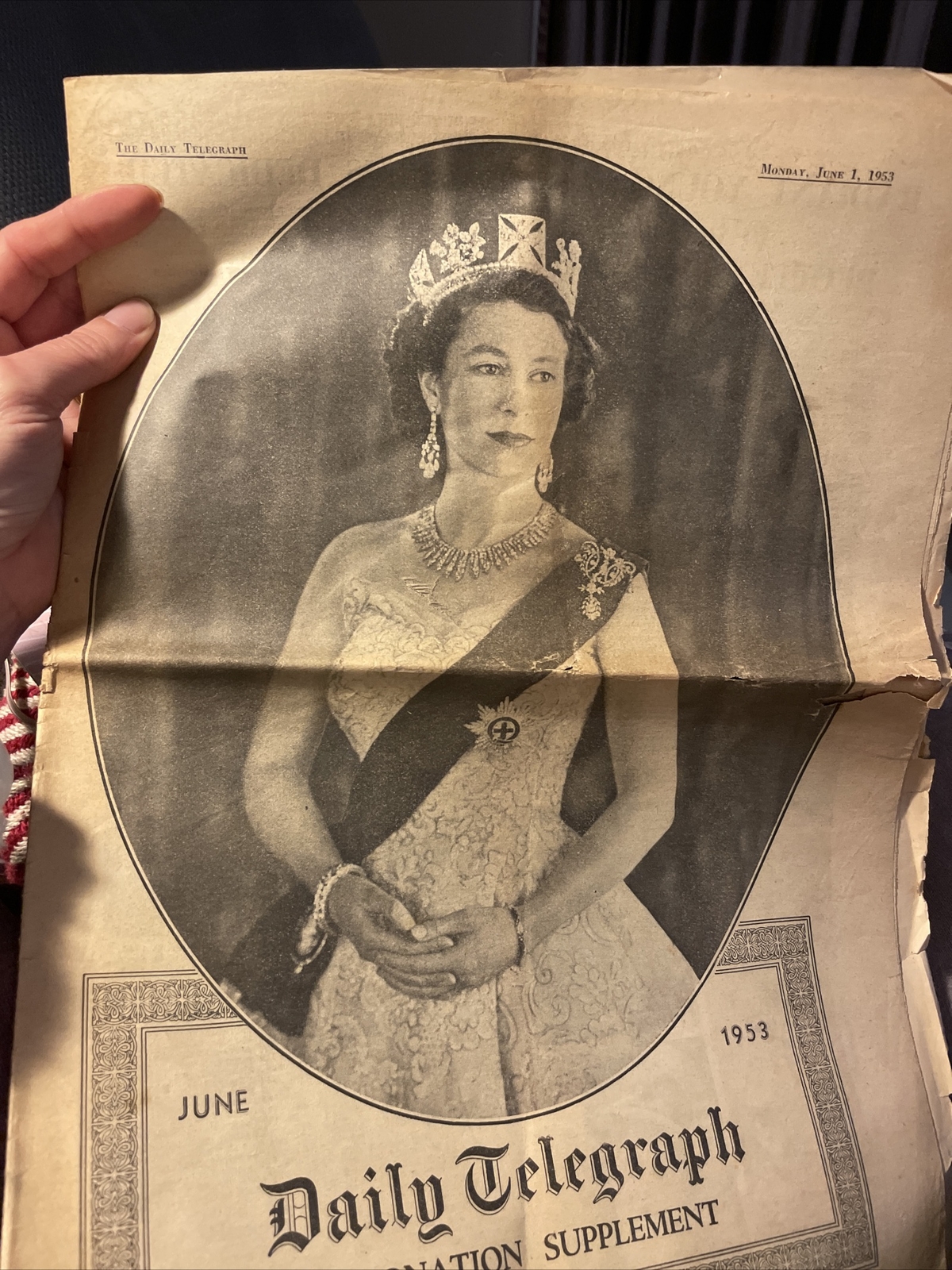 Queen coronation 1953 Daily Telegraph 1 June