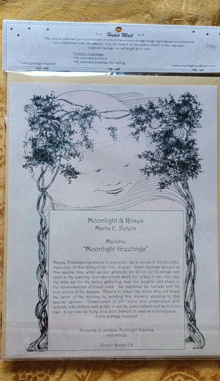 IT’S FALL Y’ALL!/THANKSGIVING MAILABLE GREETING/MOONLIGHT & ROSES!