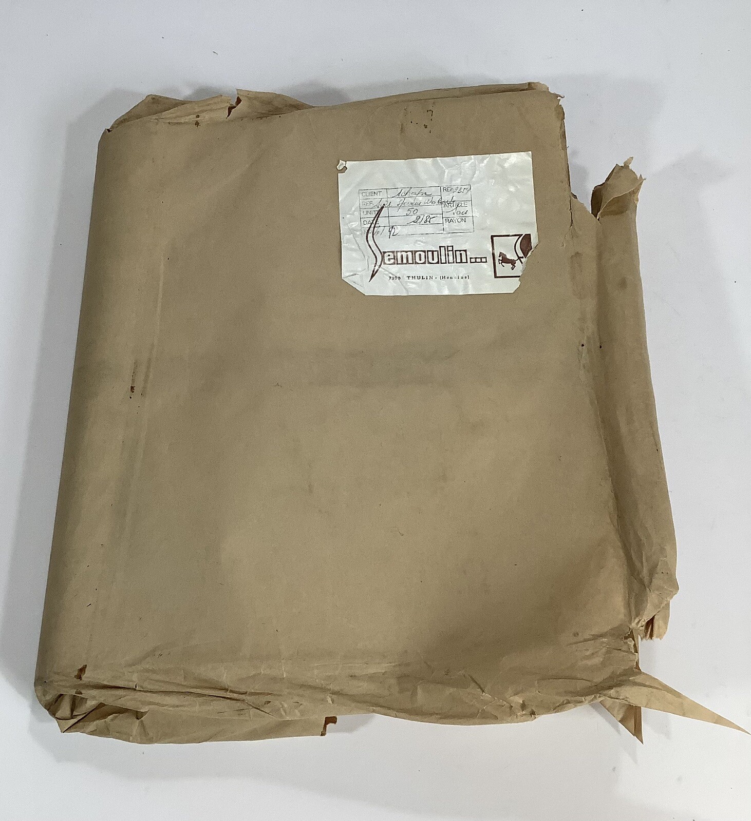 Vintage NOS Semoulin “CLASSIFIED WASTE” Brown Paper Bags Lot of 48 GI Military