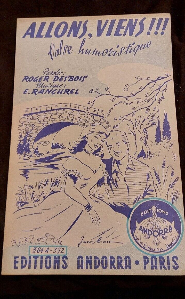Partition Allons Viens!!! Rancurel Cap Ferret Luc Sheet Music