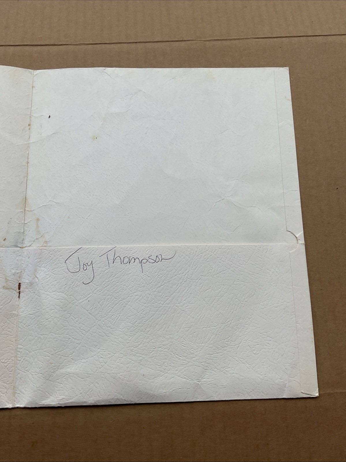 1980s Jehovah Missionary Baptist Church Marion Newton Empty Folder Sumter Sc B12