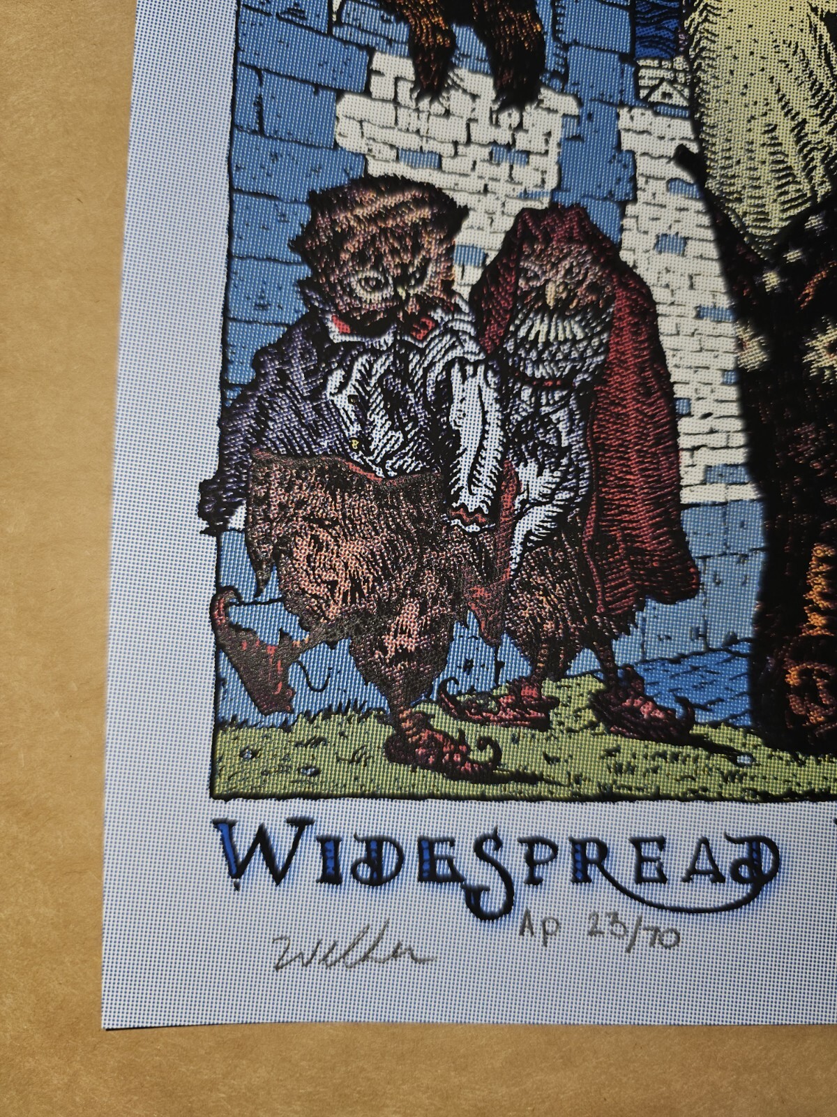 Widespread Panic David Welker Brooklyn New York Signed Poster Screen Print # NY