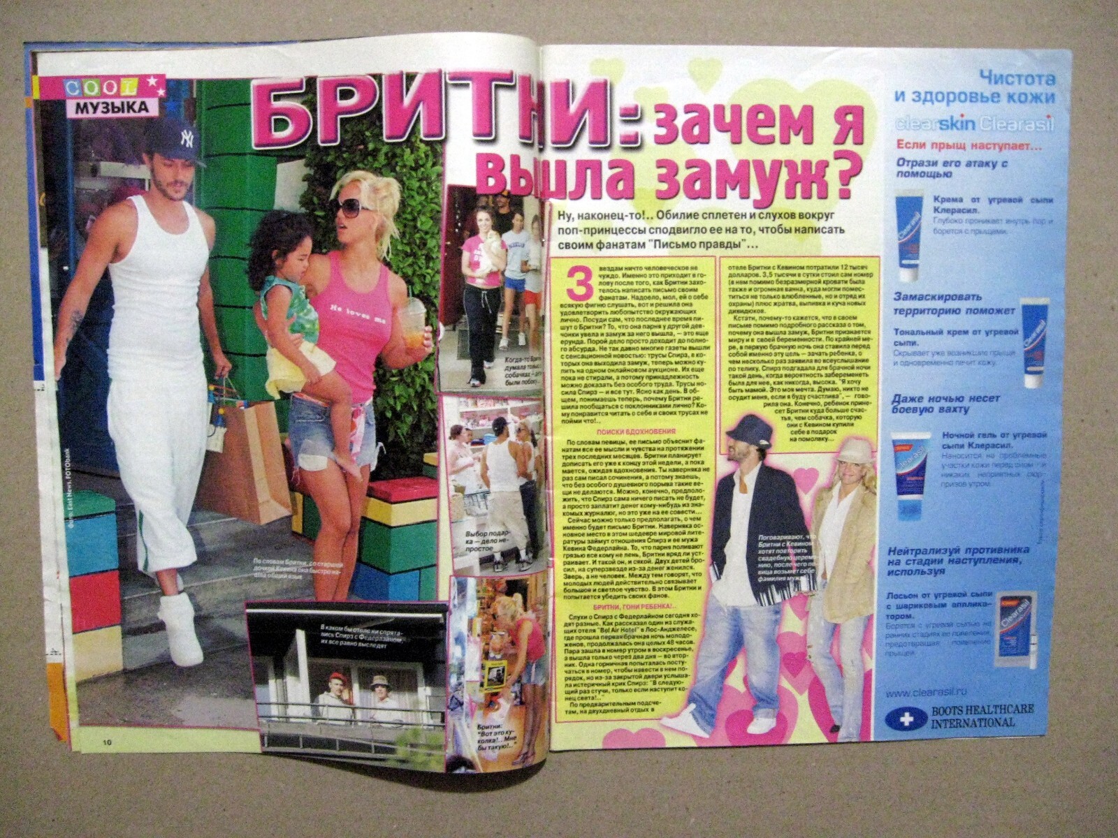 Magazine 2004 Russia Britney Spears Yelena Isinbaeva
