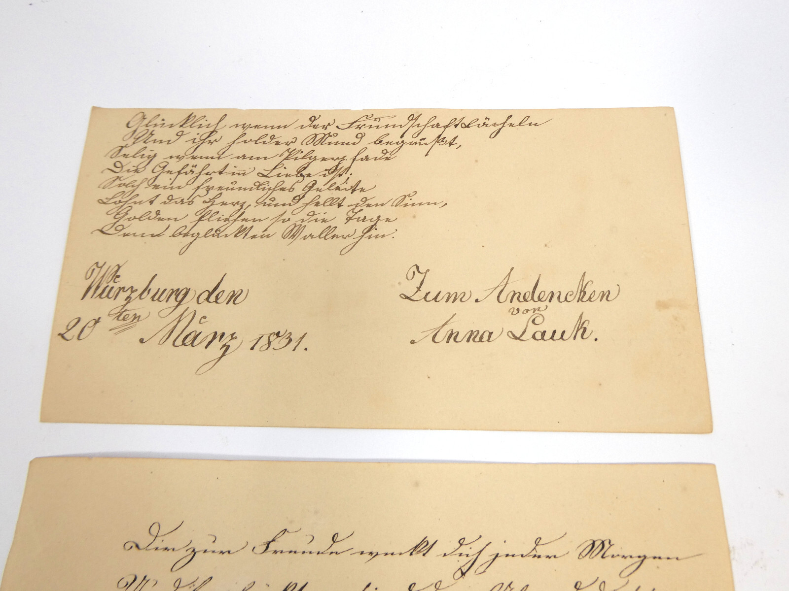 Empire Biedermeier Poetry Album 1830s