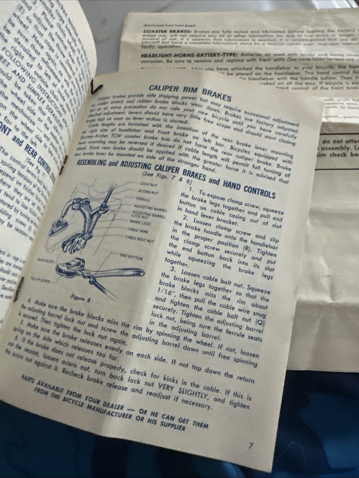 How To Assemble Adjust And Maintain Your Lightweight Bicycle Manuals Vintage