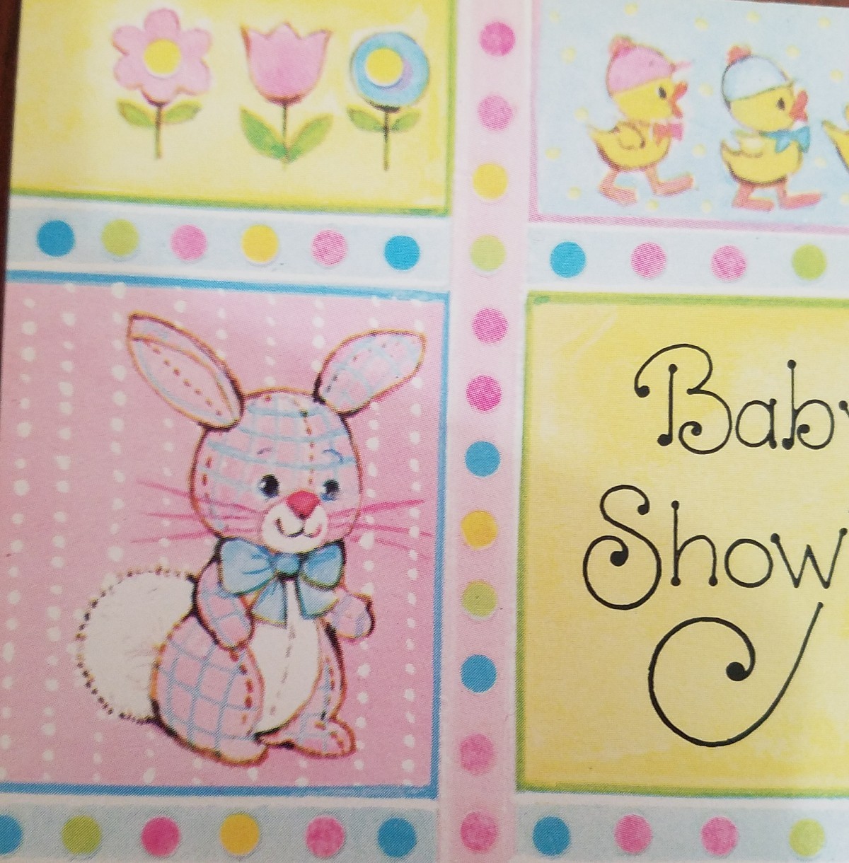 Vtg 80s Baby Shower Invitation Cards Bunny Bear Chicks Spring 8 New +4 Extra