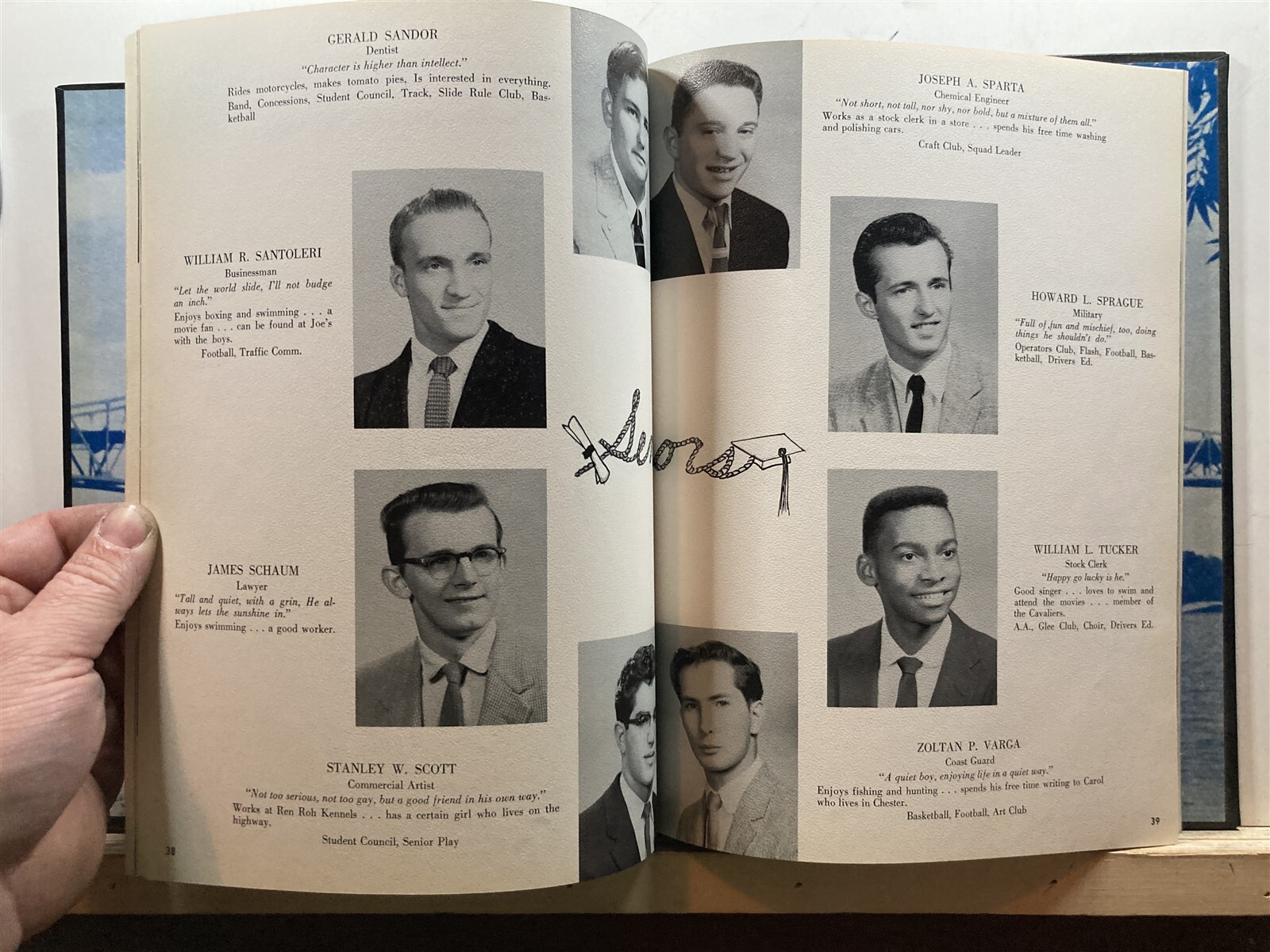 1958 Florence Township Twp High School Annual Yearbook Burlington County NJ