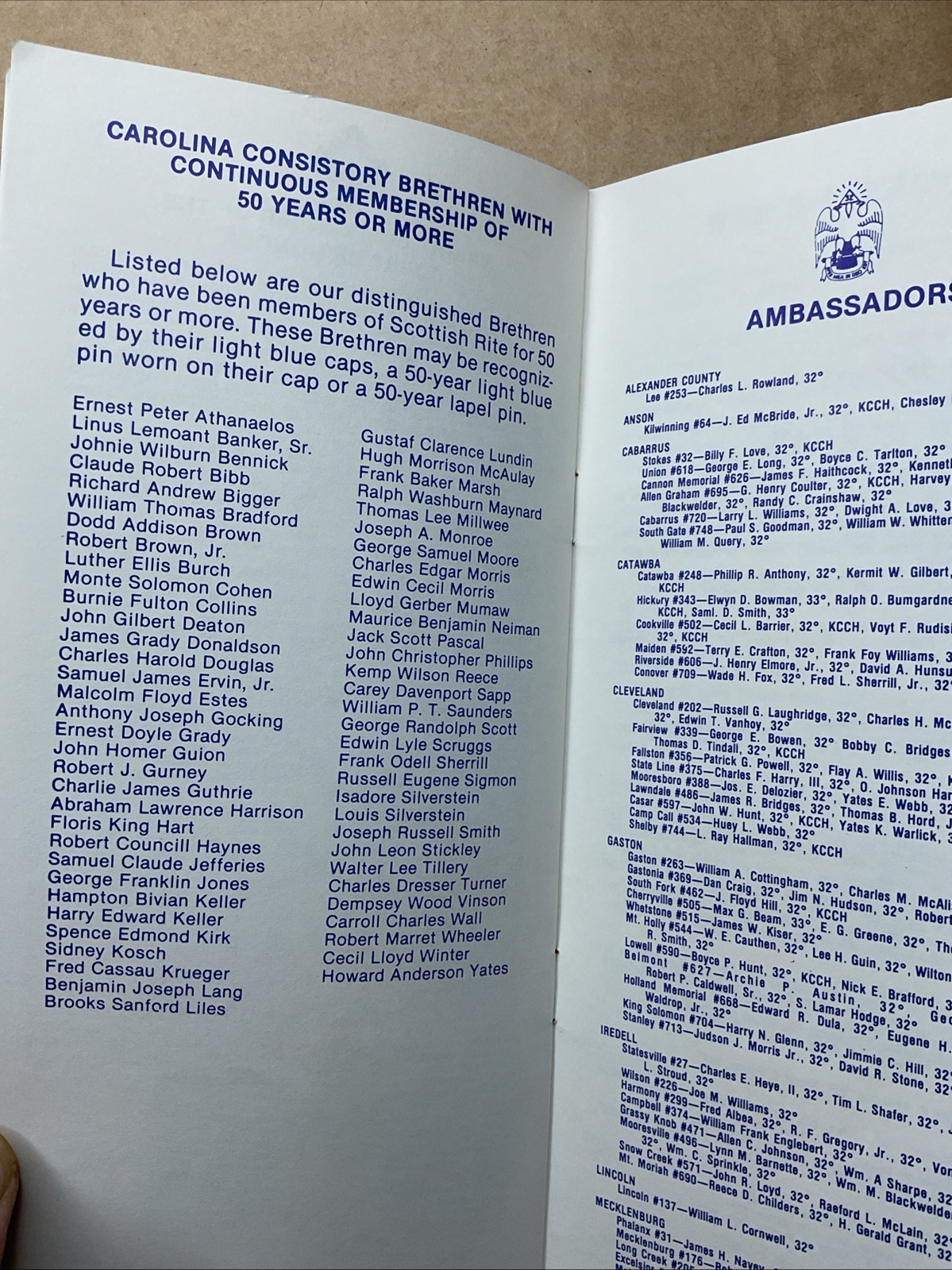 30 Oct-1 Nov 1980 Benoit-mills Memorial Class Fall Reunion Freemasonry Nc B73