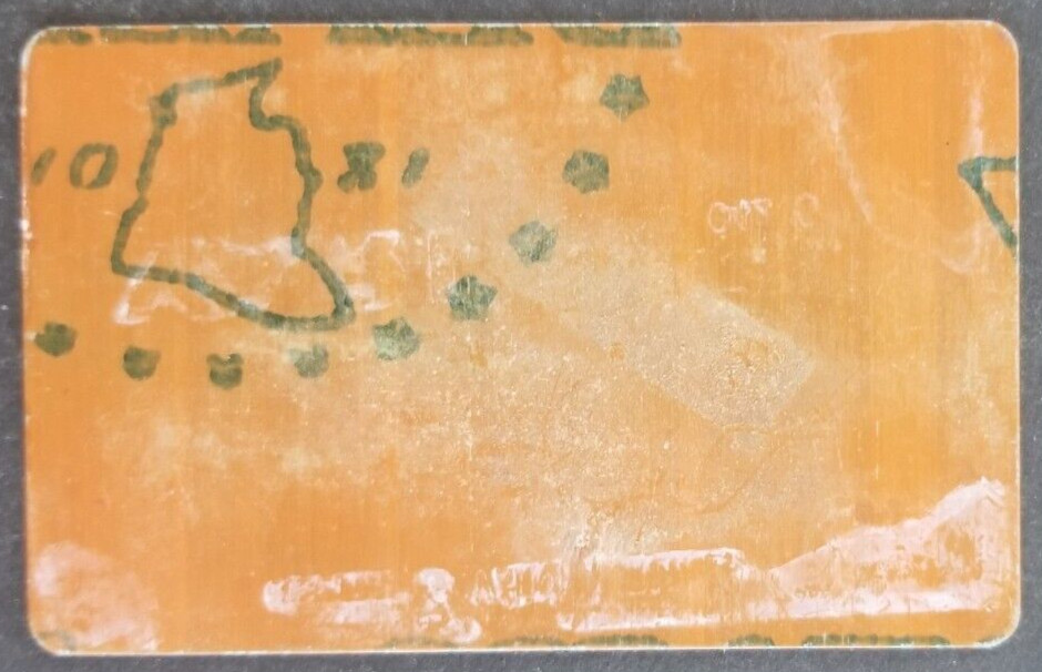 Vintage Aero Mexico Airlines Airplane Metal Sample Card