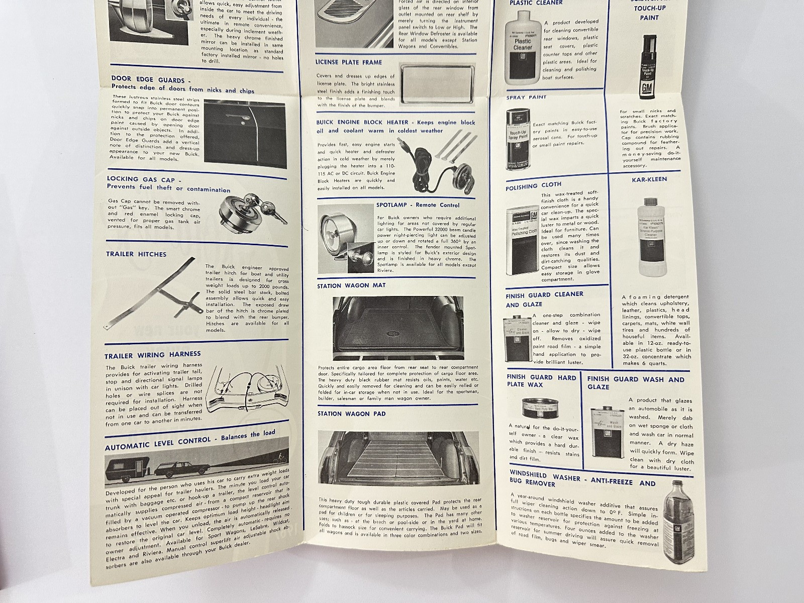 Personalize Your Buick 1967 Accessories Buick Dealer Fold-Out Brochure