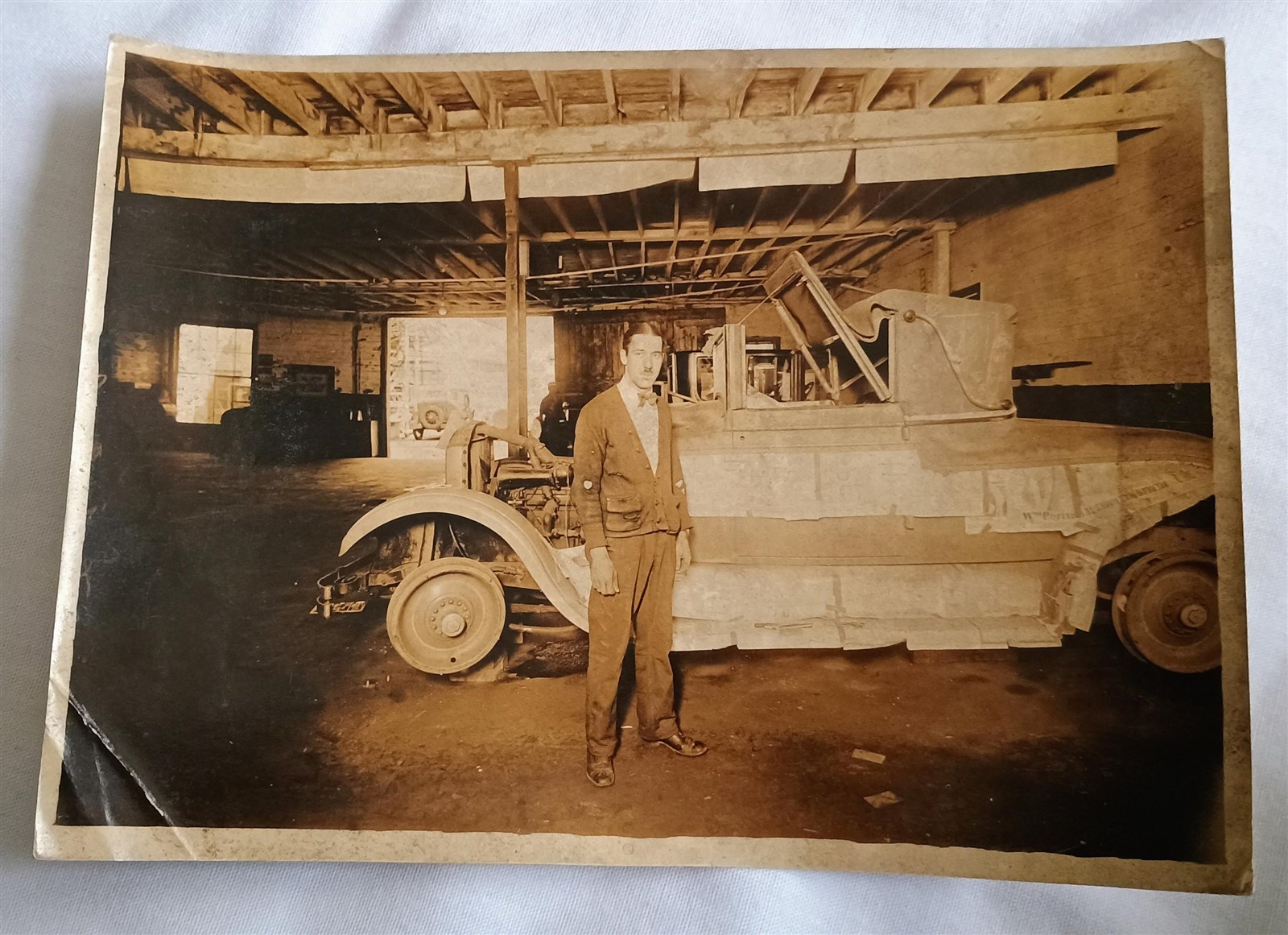 Vintage Paper Photo Lot Car Repair Fixit Auto Service Business Card etc