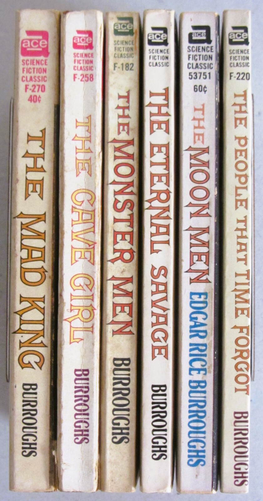 LOT 6~EDGAR RICE BURROUGHS~NON-SERIES TITLES~SMALL ACE EDITIONS~KRENKEL~FRAZETTA