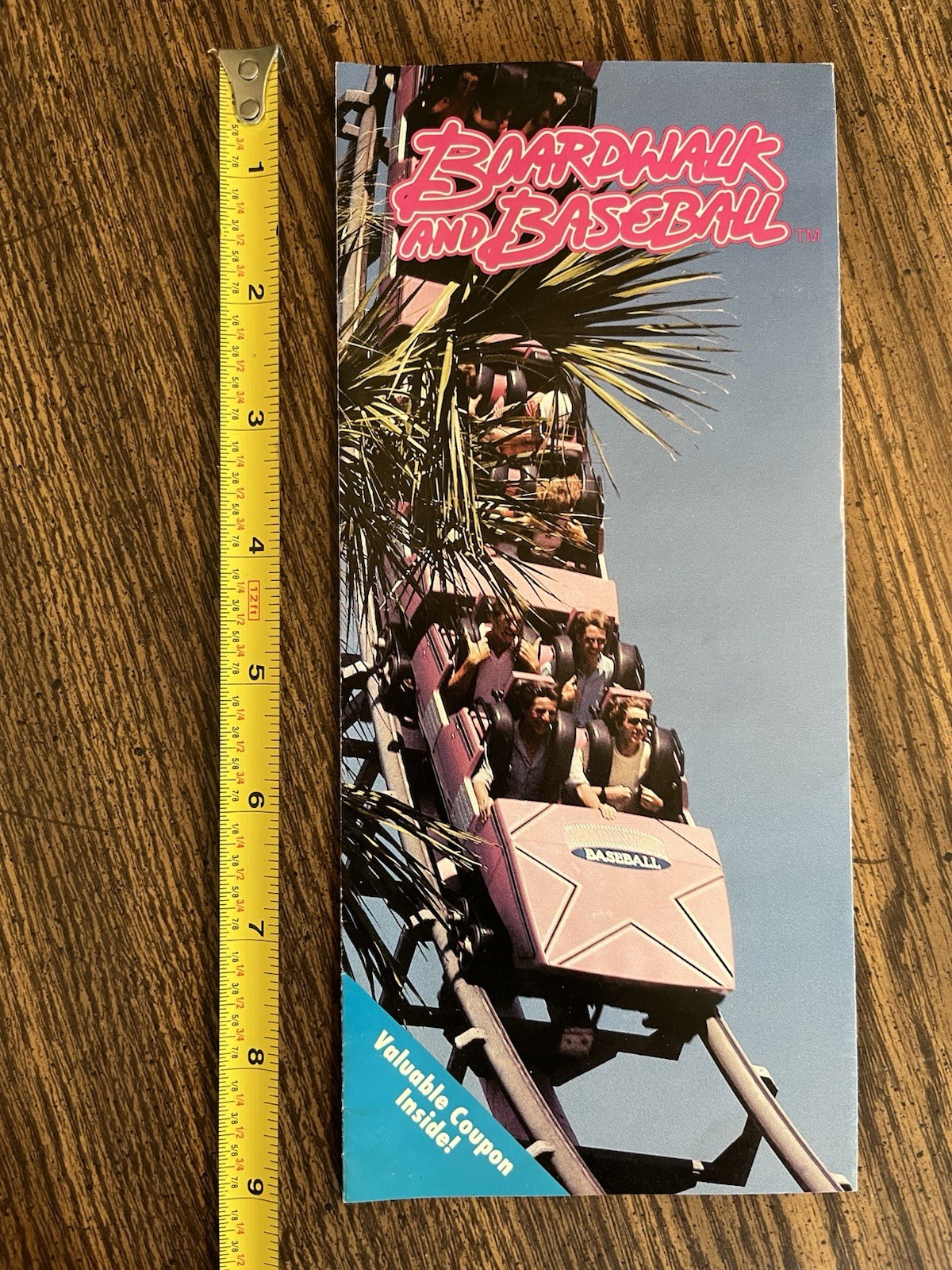 Boardwalk and Baseball Davenport Florida Theme Park Travel Brochure 1989