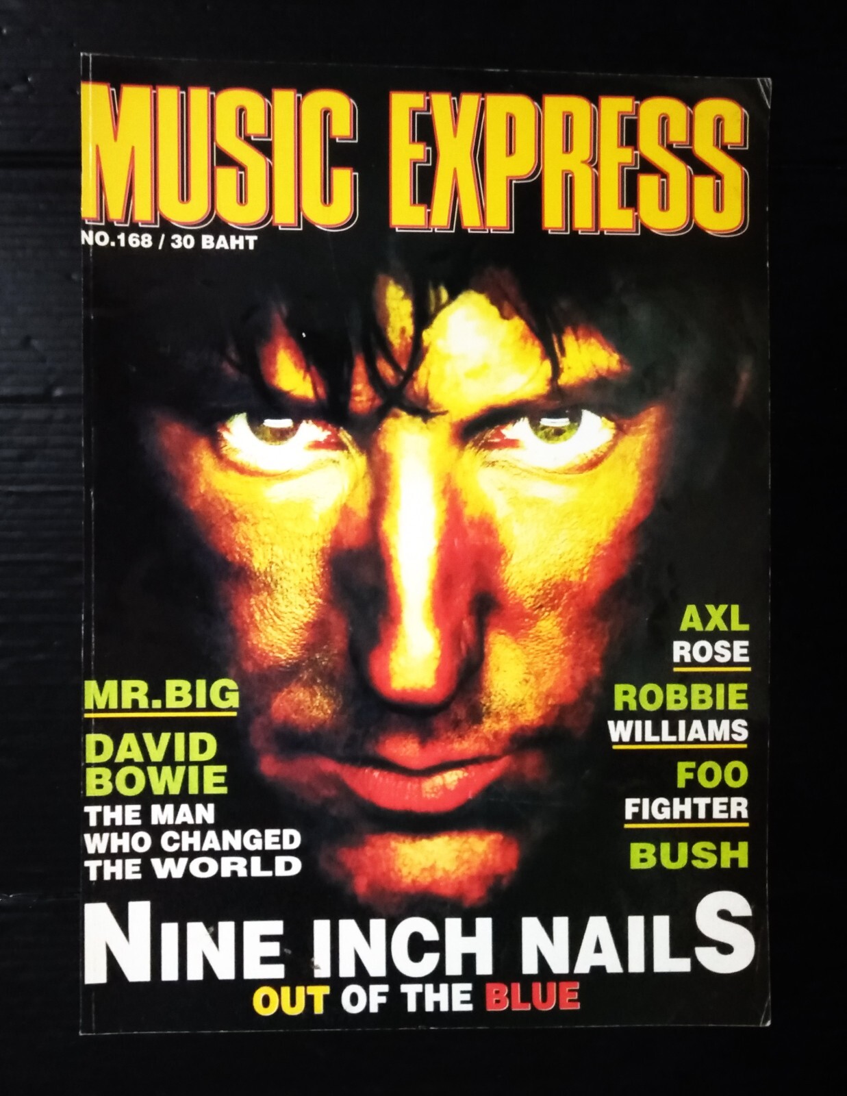 C3421 Pet Shop Boys Nine Inch Nails Vintage Thailand ONLY 1 COLOR PAGE MEGA RARE