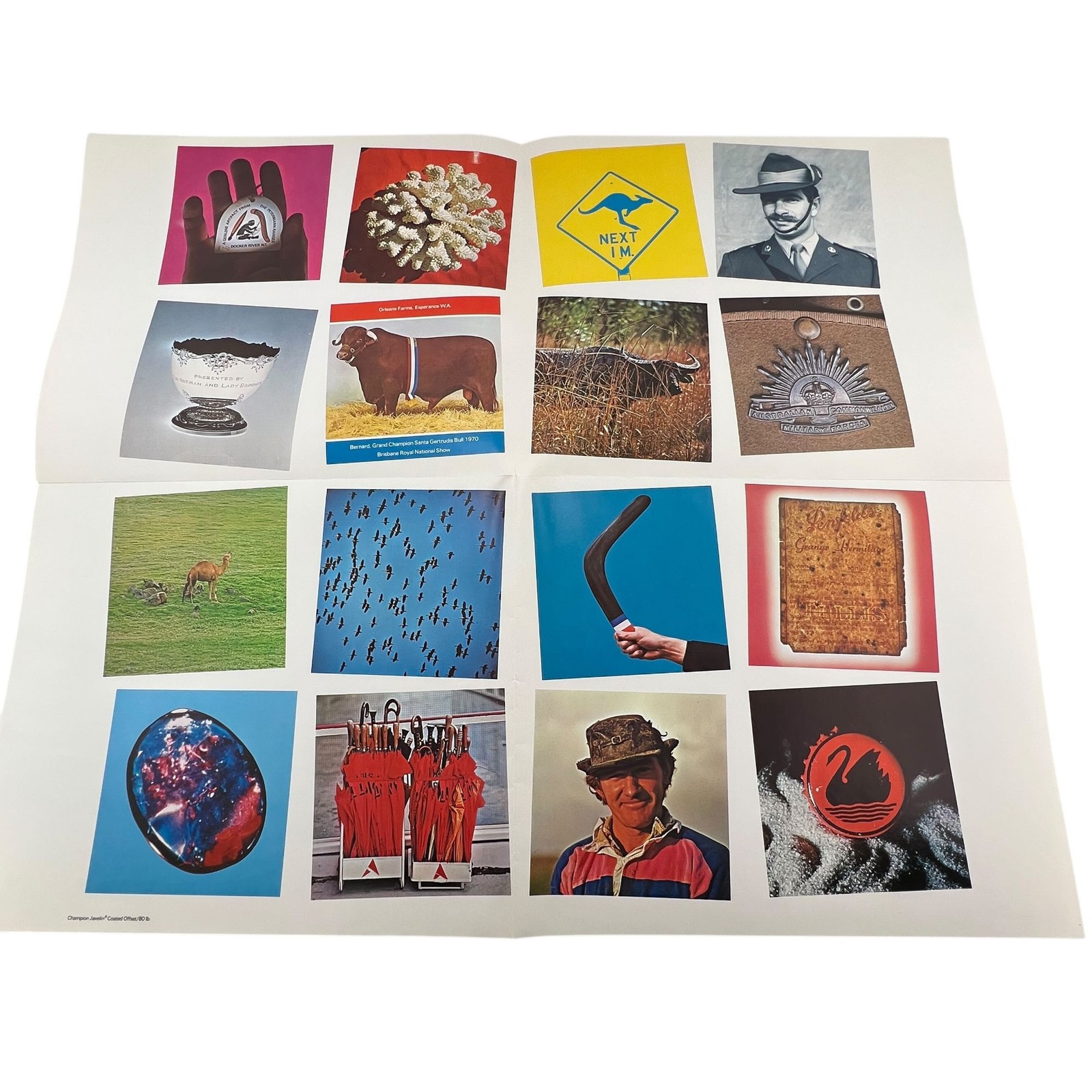 Graphic Design and Sample Papers 1973 Australia Champion Papers Imagination XVII