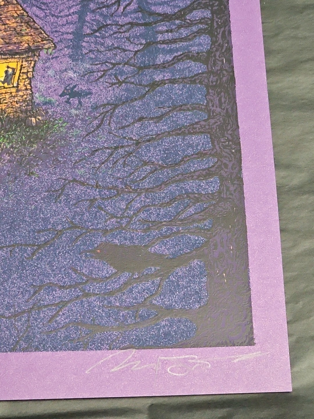 SIGNED Marq Spusta Widespread Panic PURPLE VARIANT AP Artists Proof Print Poster