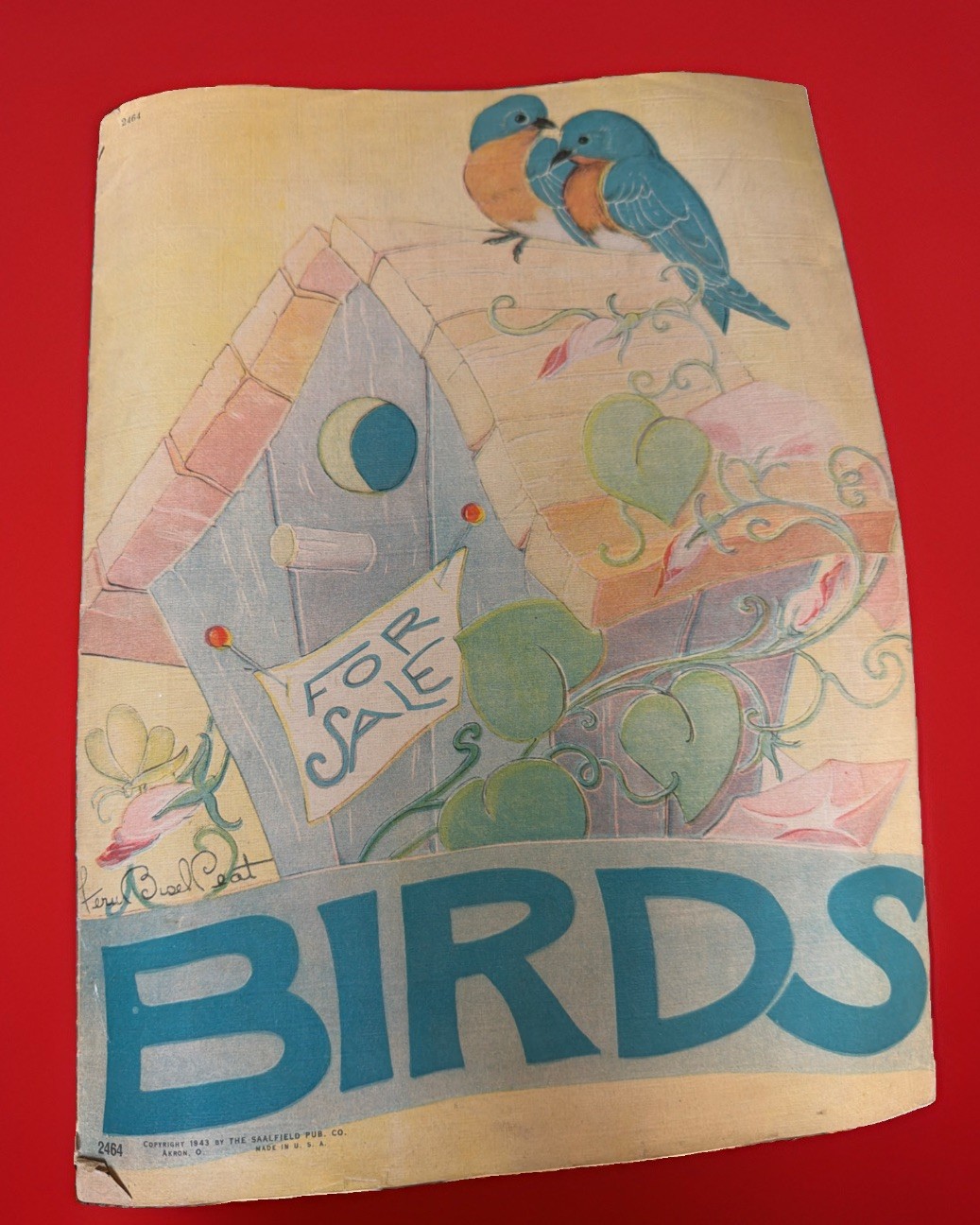 “Birds and Their Nests” (1943) 1st Edition from The Saalfield Publishing Company