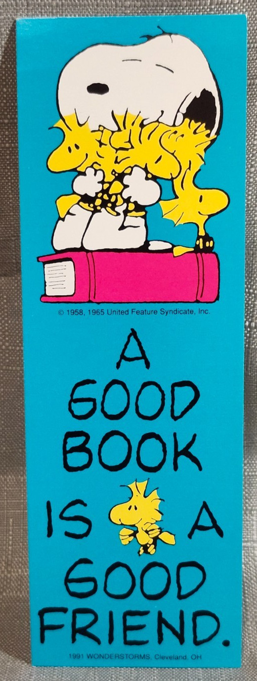 Snoopy & Woodstock Charlie Brown Charles Schulz Paper Bookmark