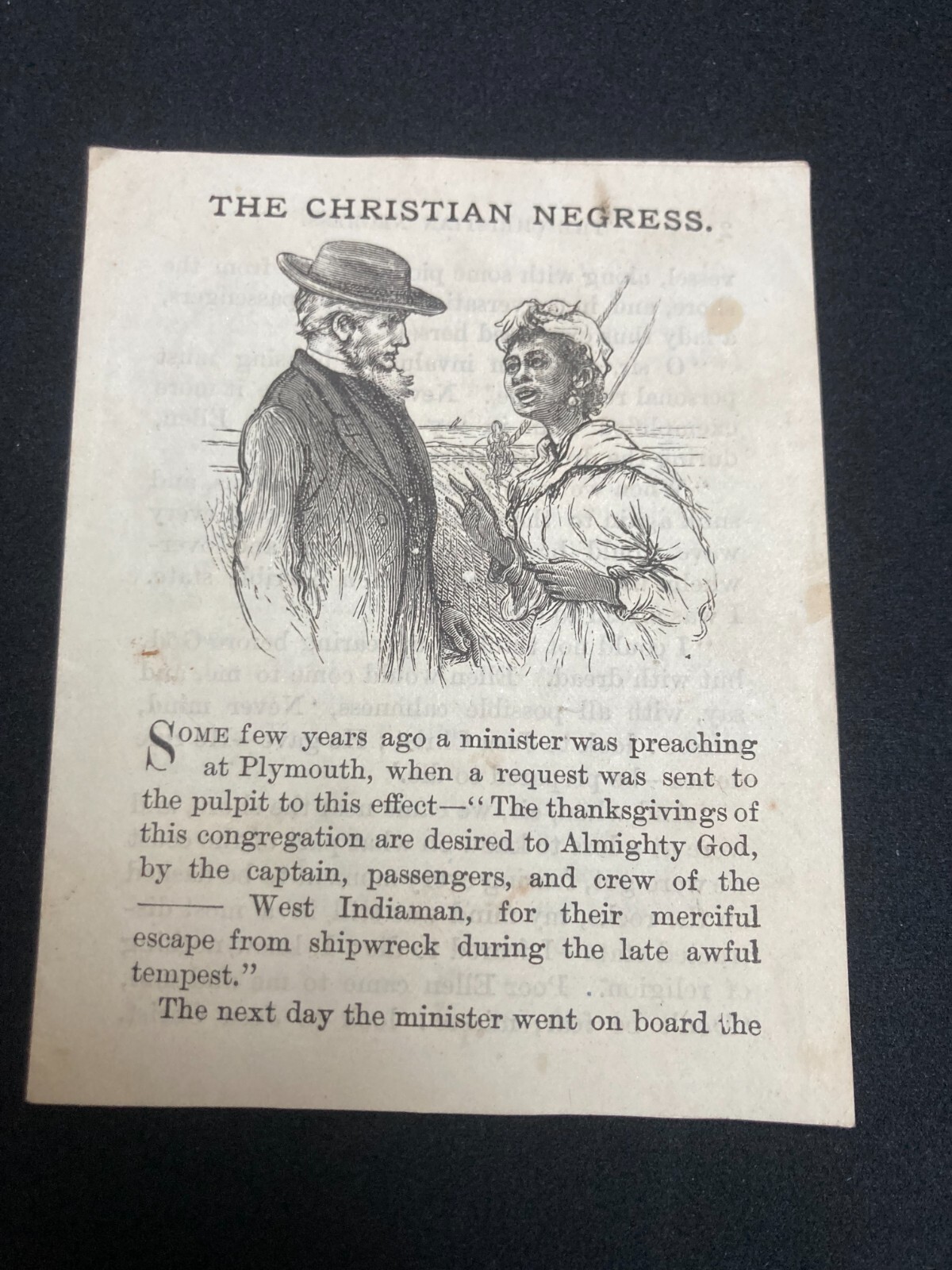 The Christian Negress 19th Century Christian Religious Society Booklet C56