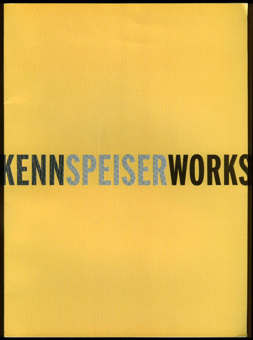Kenn Speiser Works art exhibition catalog Newport Art Museum 2002