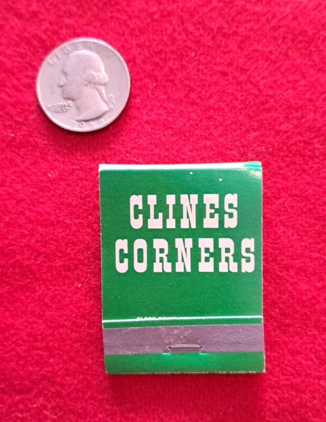 Clines Corners Matchbook 1970s New Mexico Vintage Unstruck