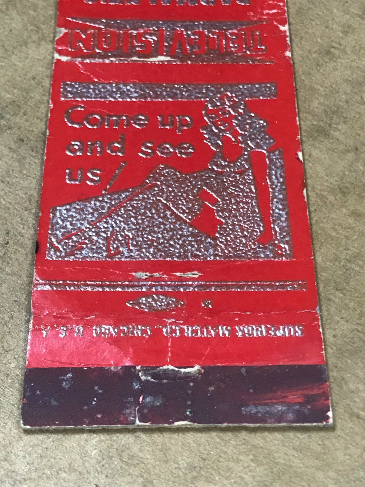 Vintage Parmalee’s Rainbow Bar – Flint, Michigan – Matchcover, Matchbook