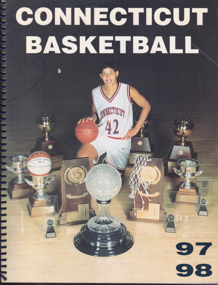 UCONN Women’s Basketball Media Guide 1997-1998 Svetlana Ralph Sales Williams &c