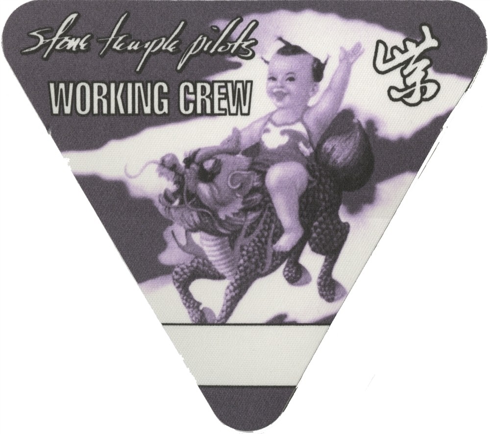 Stone Temple Pilots 1994 Purple concert tour Working Crew Backstage Pass