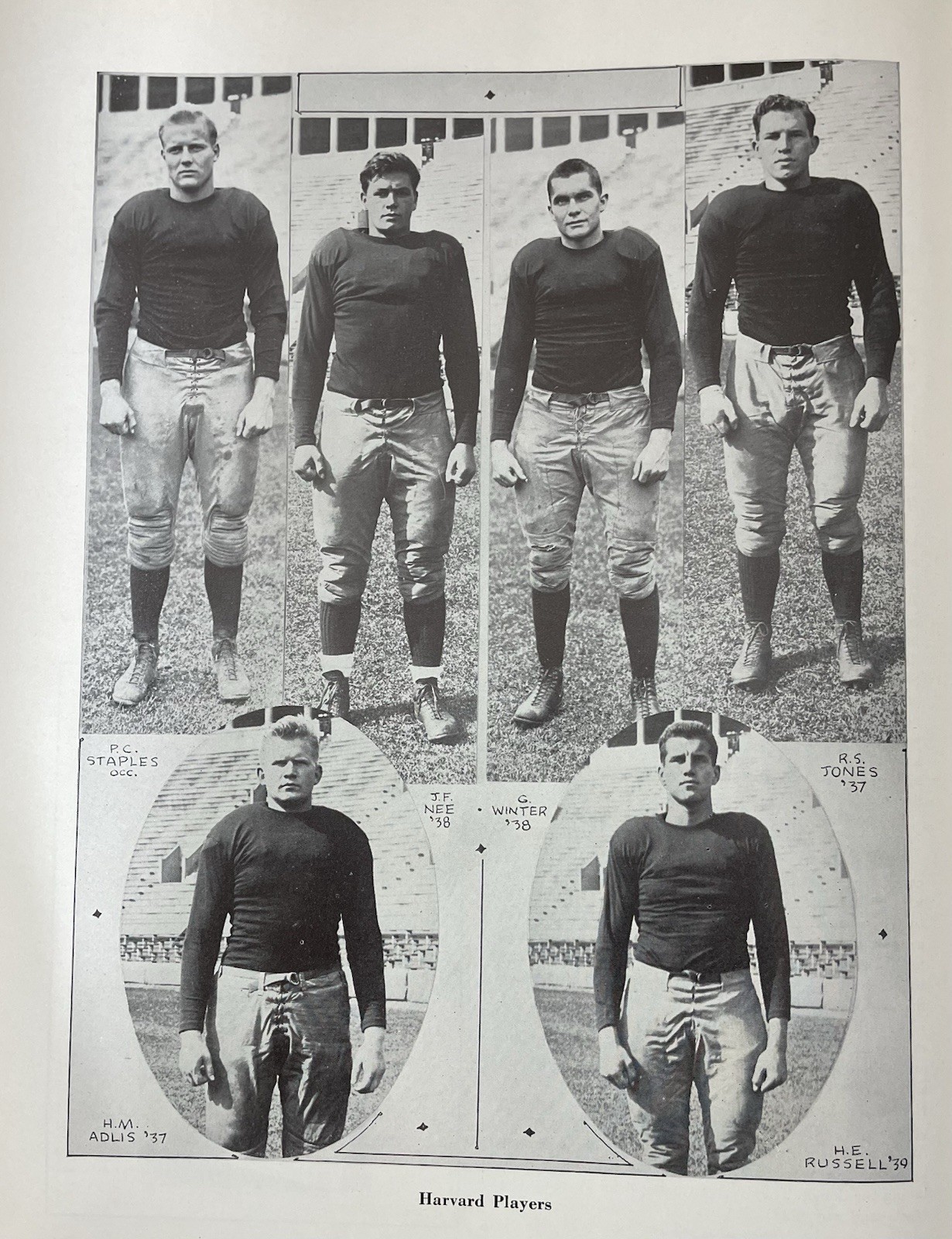 1936 FOOTBALL PROGRAM HARVARD CRIMSON Vs. DARTMOUTH INDIANS BIG GREEN IVY LEAGUE