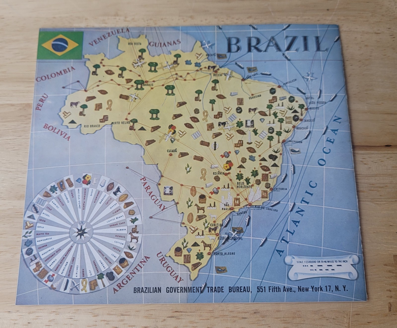 Brazil TRAVEL INFORMATION BOOKLET 1950s Souvenir Guide