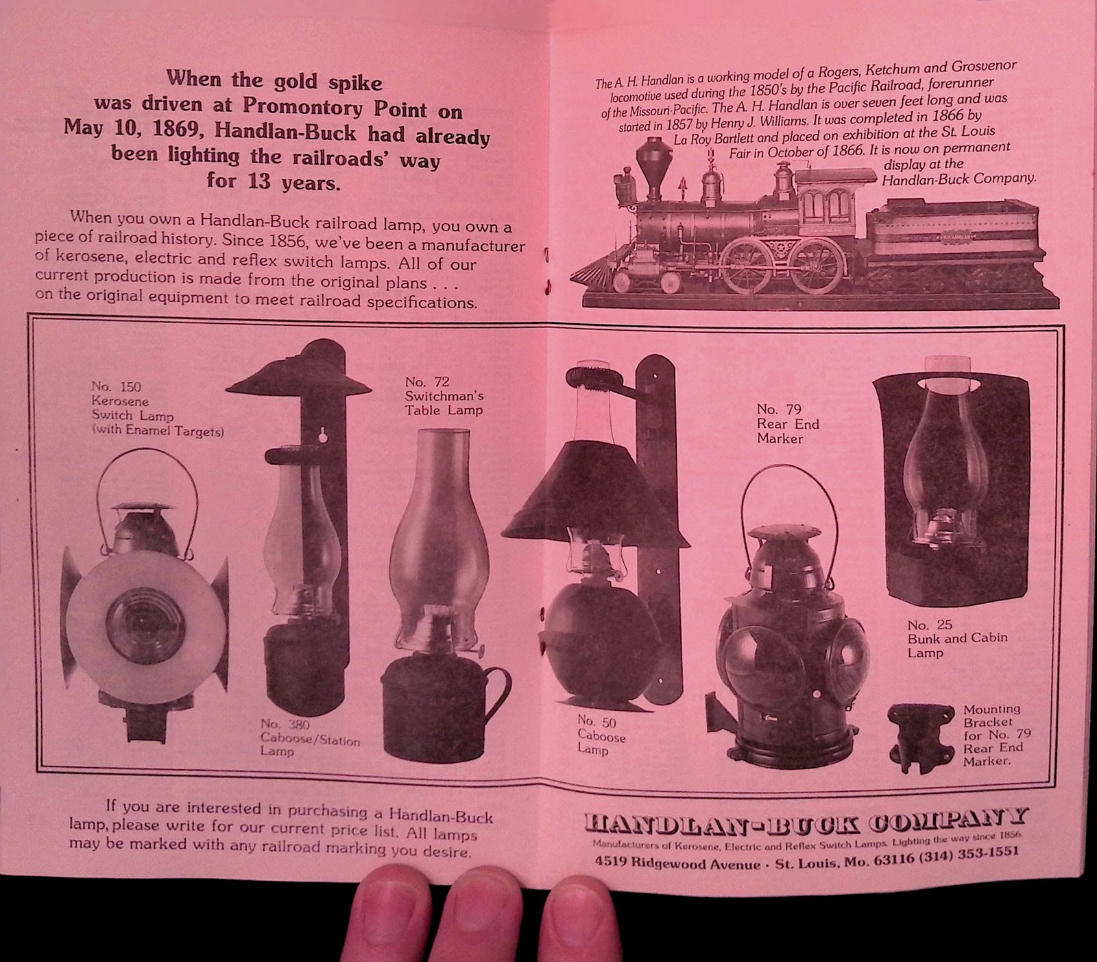 Railroadiana Collectors Assoc Directory No.4 1976 Membership Roster & Ad