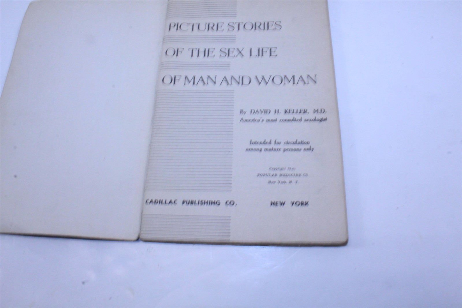Pamphlet Stories of the Sex Life 1941 Paperback Collectible Vintage
