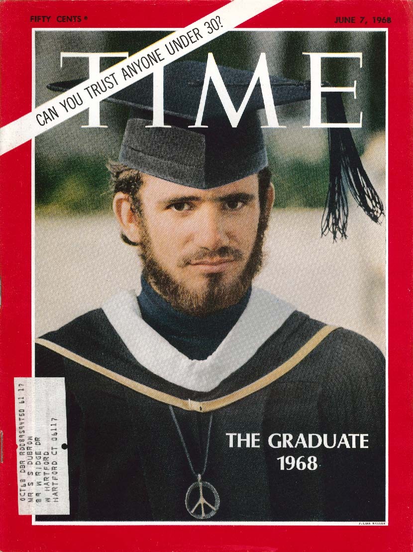 TIME College graduates & campus revolution 6/7 1968